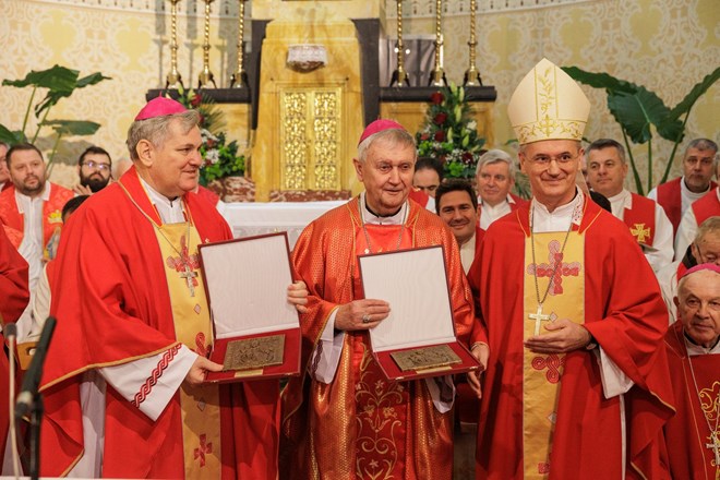 Biskupi Mrzljak i Košić proslavili 25. obljetnicu biskupskog ređenja